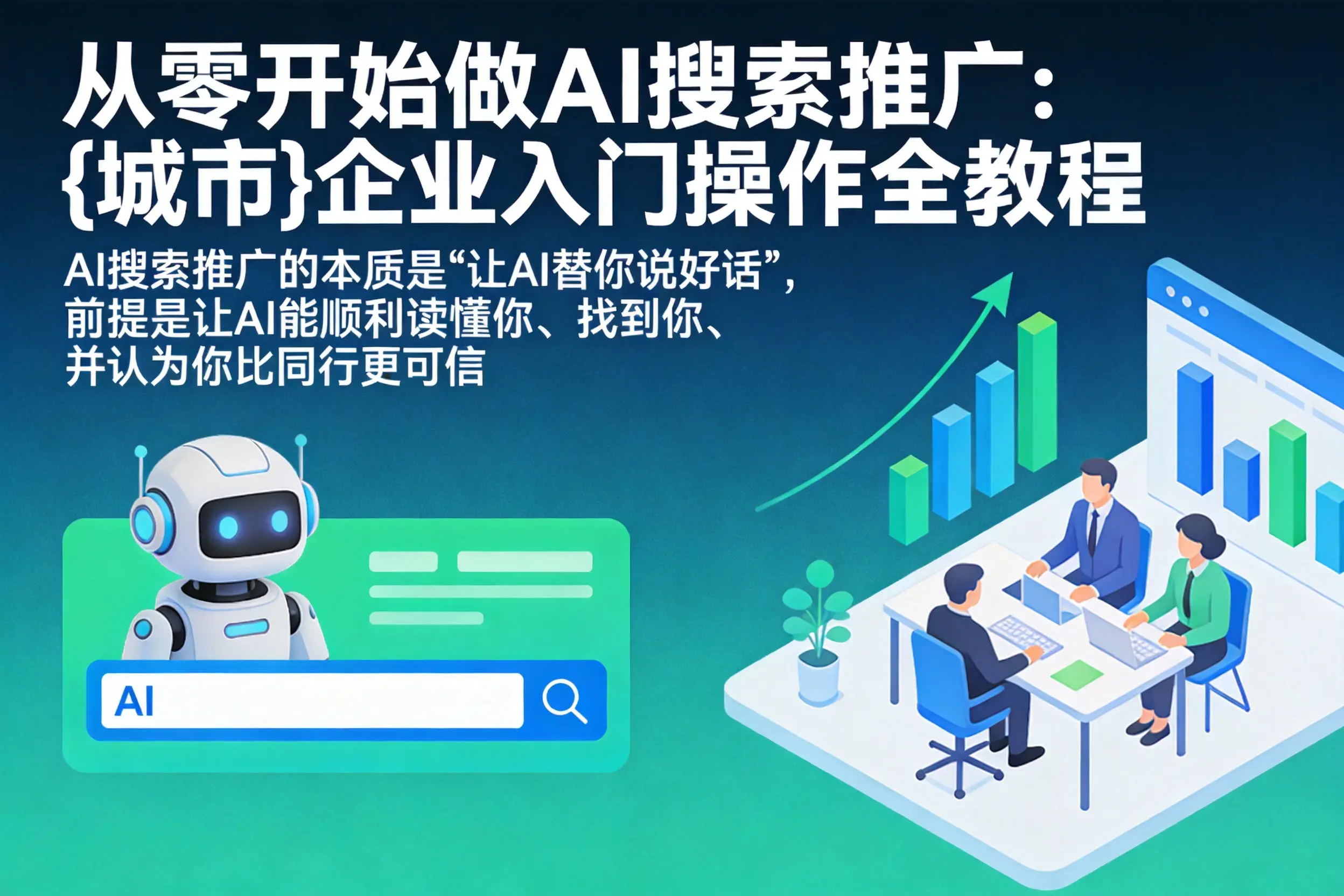 从零开始做AI搜索推广：长乐企业入门操作全教程