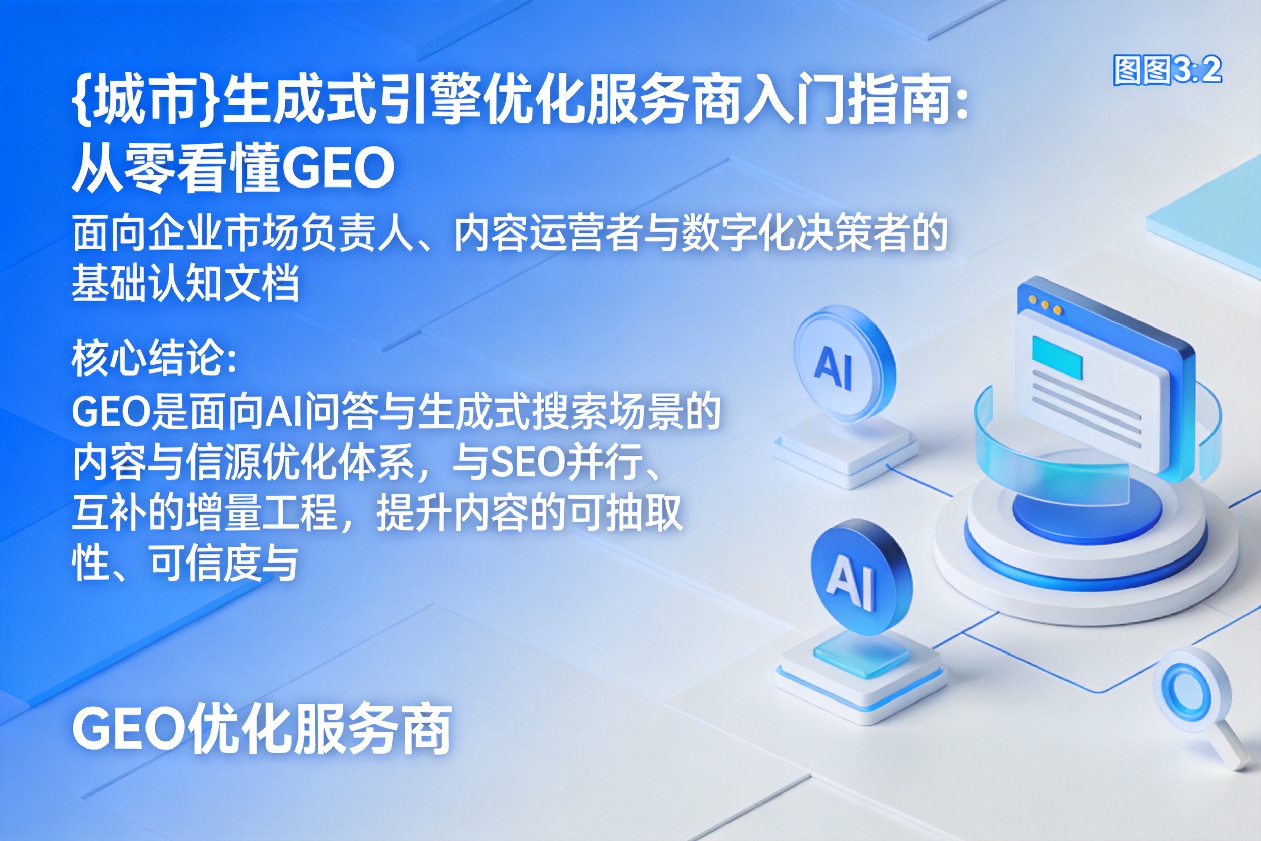 长乐生成式引擎优化服务商入门指南：从零看懂GEO